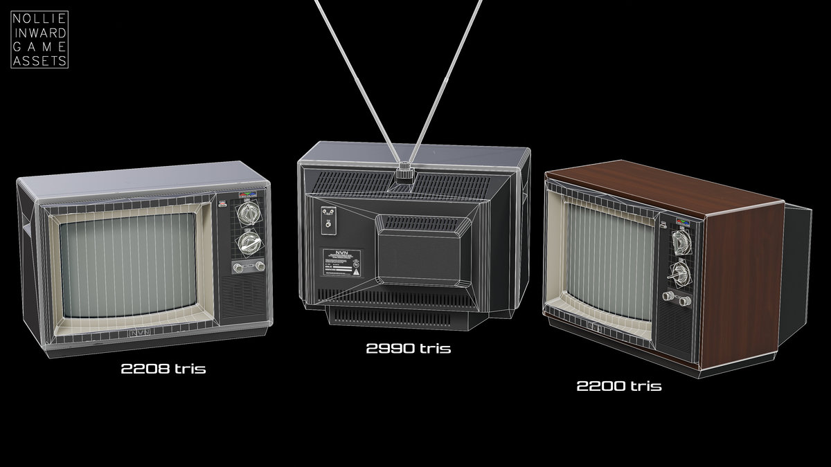 80s TVs Vol.1 Common Tabletop TVs