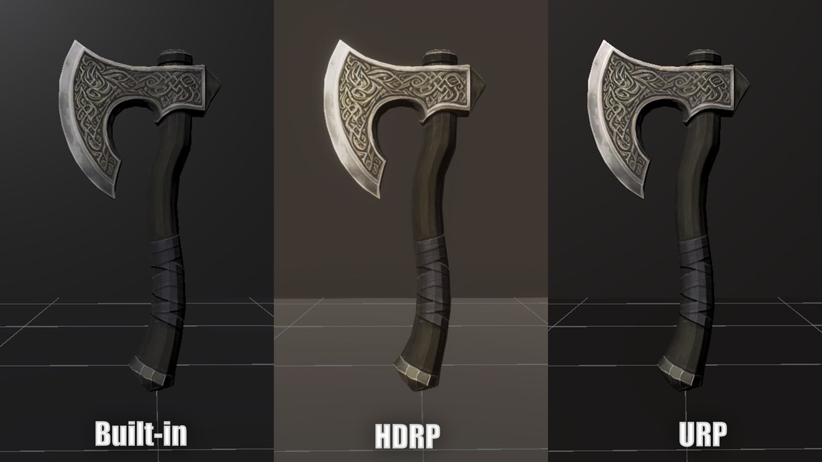 Medieval Axe Set - Game Ready Weapon