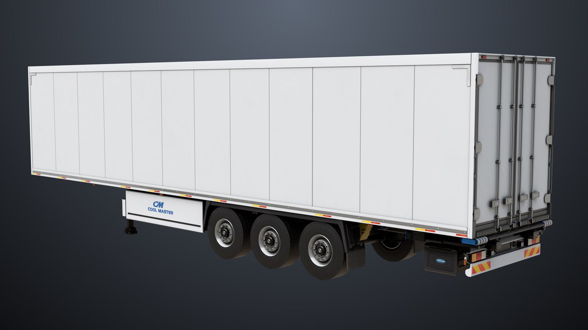 Refrigerator Trailer 05 URP HDRP Textures