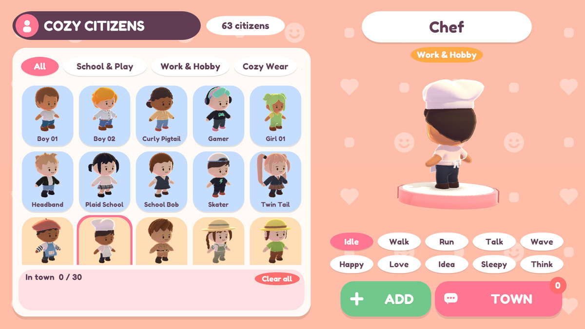 Cozy Citizens - Chibi Characters