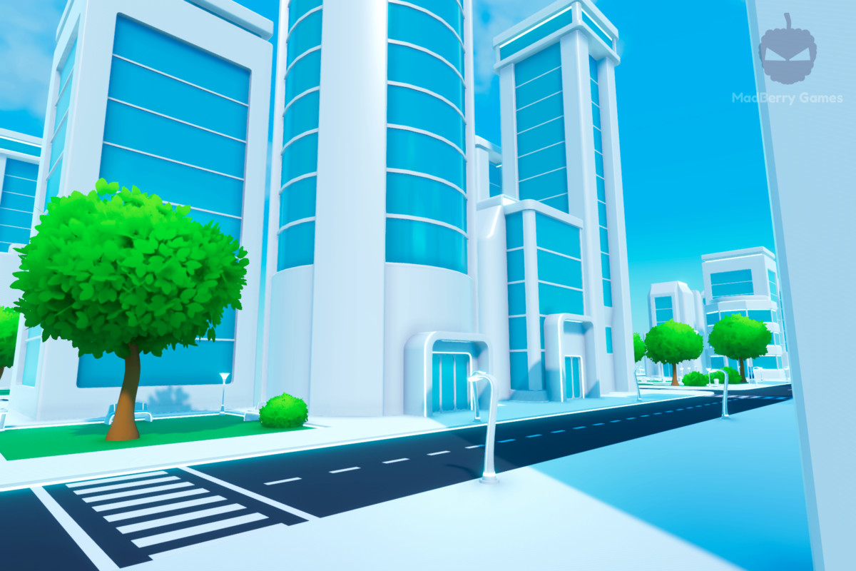 Utopian City Pack - Modular Futuristic Environment
