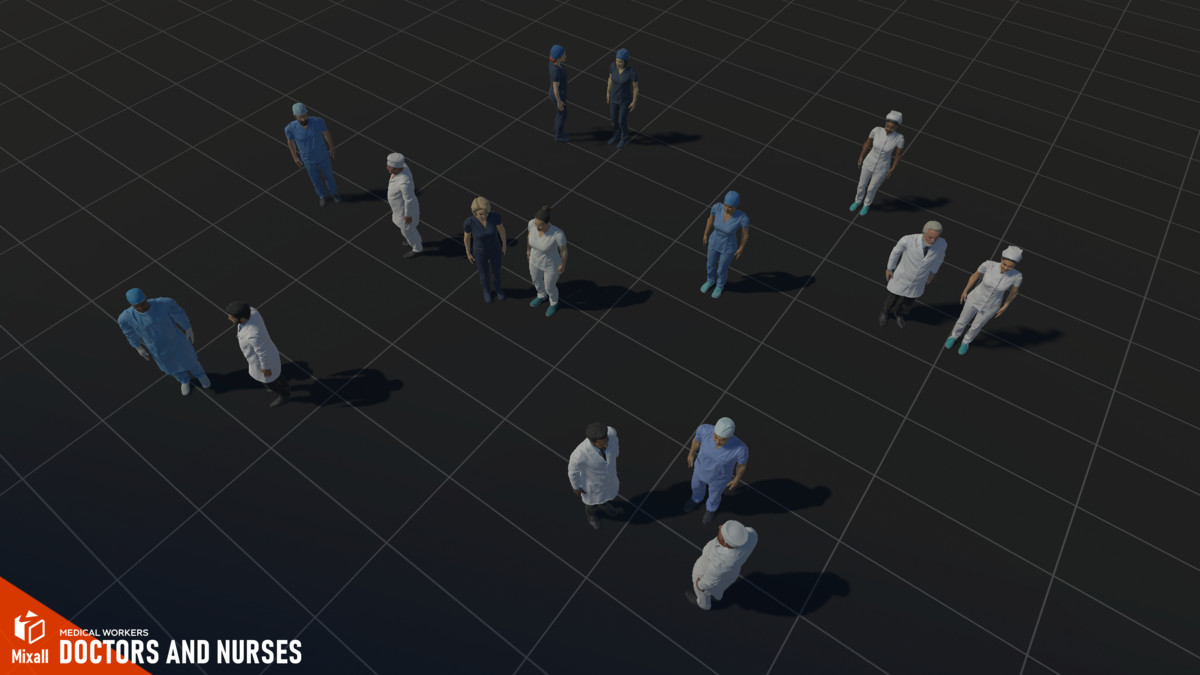 47 Medical & Lab Characters – Doctors, Patients, Scientists