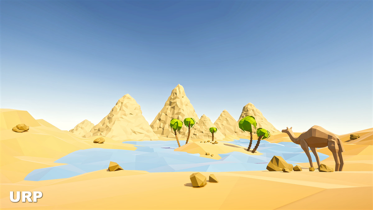 Low Poly Desert Egypts