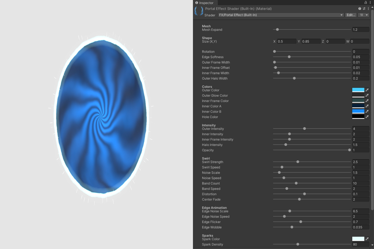 Procedural Portal Effect