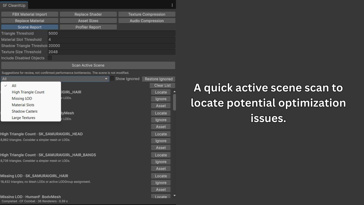 CLEAN IT UP - Workflow & Optimization Tools