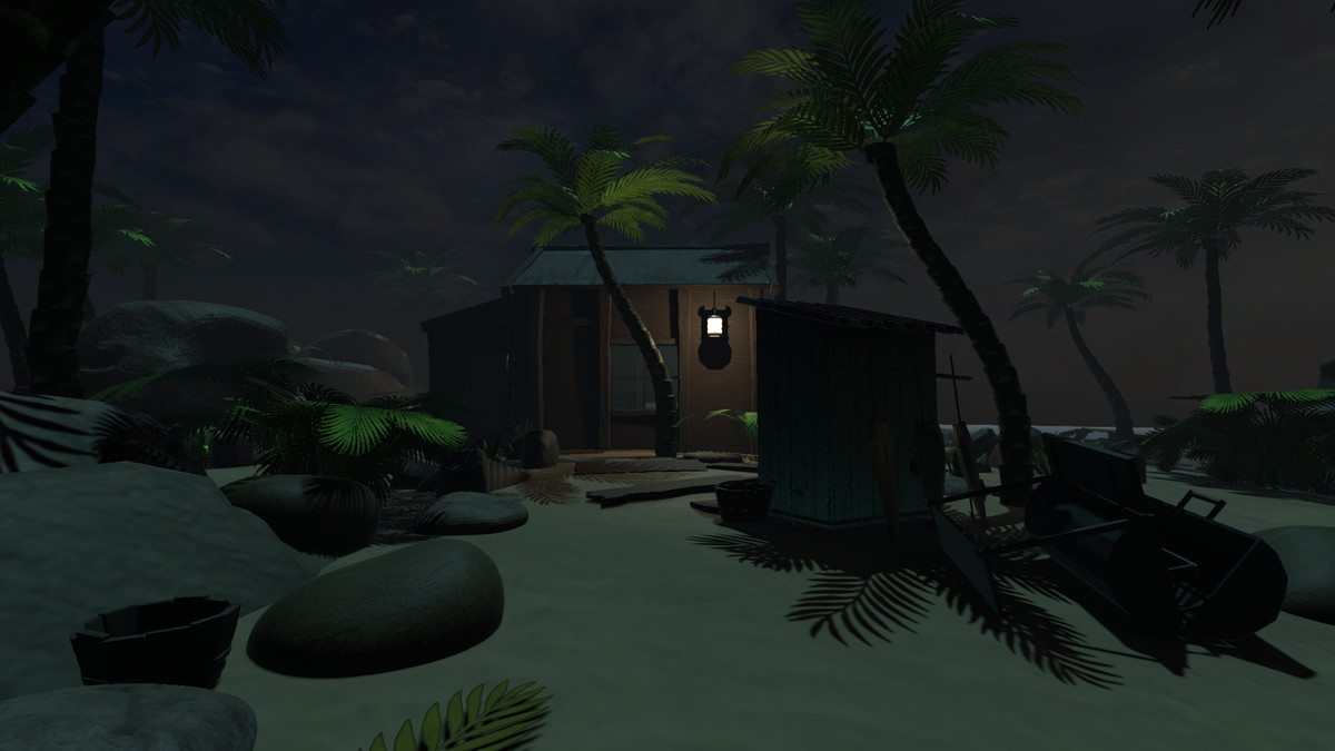Realistic Beachfront Small Cabin Asset Package