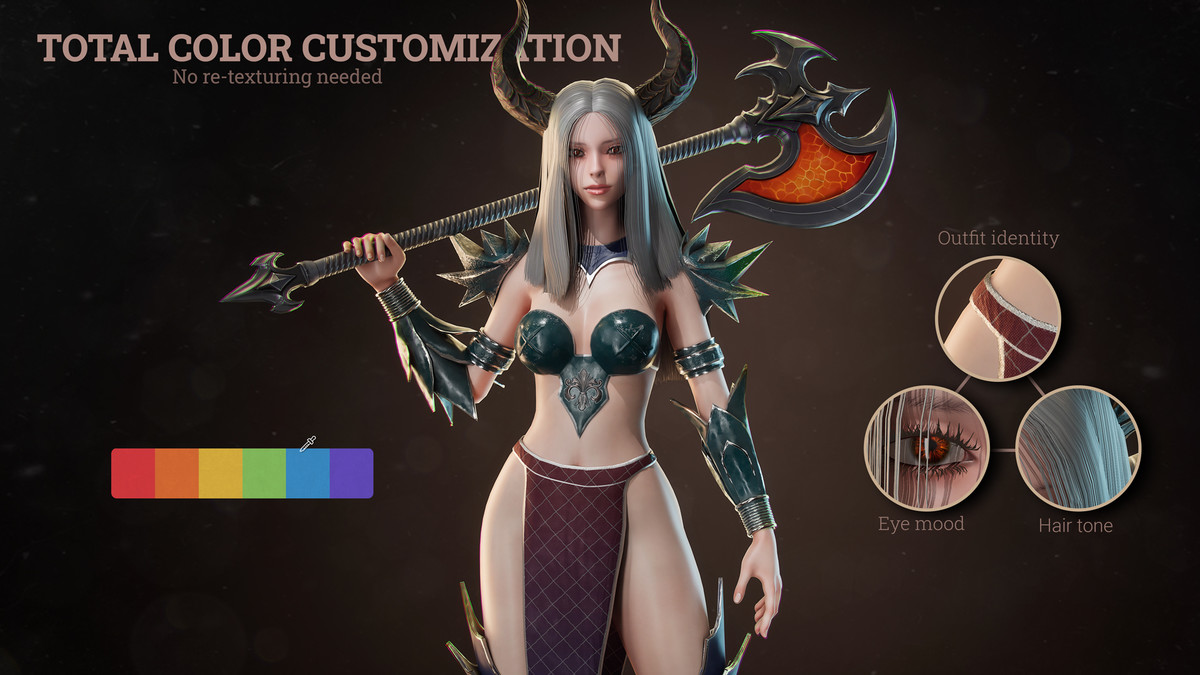 Dark Sorceress - Thornessa