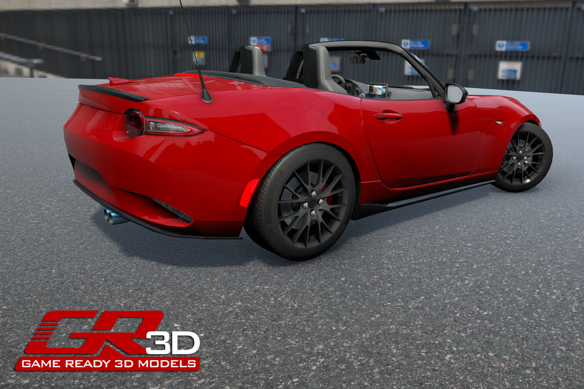 GR3D Convertible Sports Car 011518SSCR