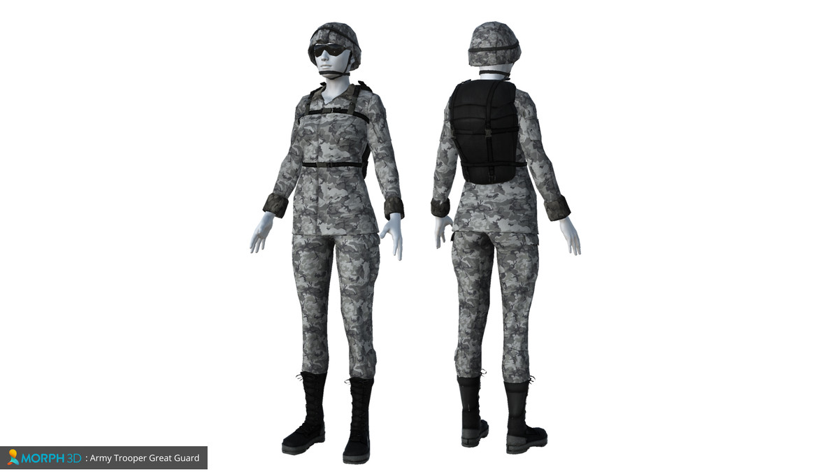 MCS Female: Army Trooper