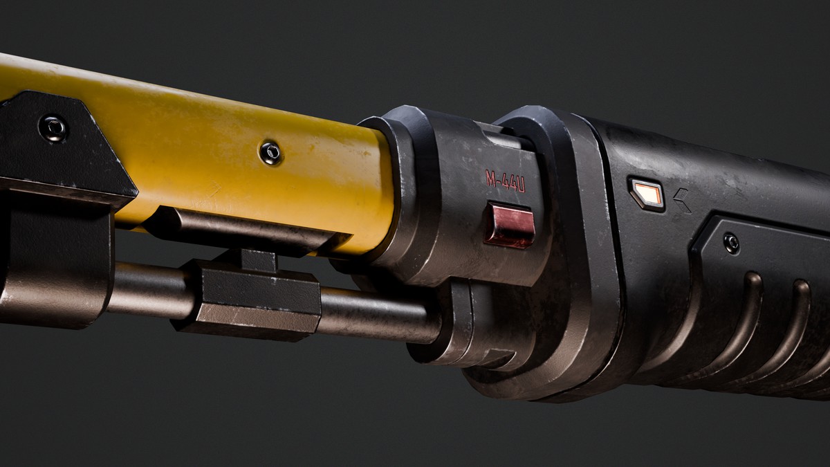 Sci-fi Weapon - Game Ready Axe