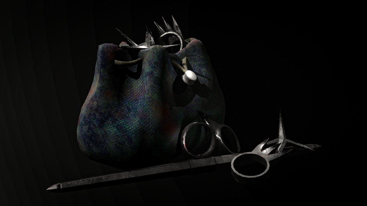 Traditional Japanese Dark Weaponry Set