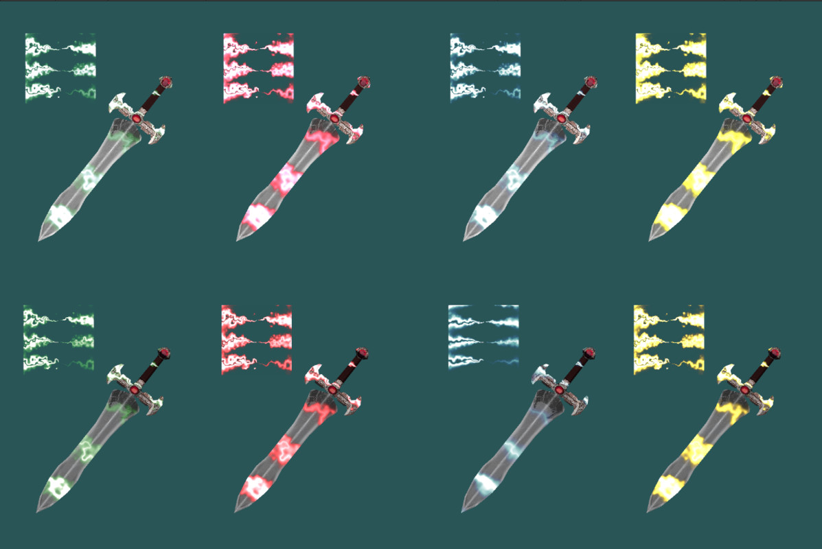 Elemental Effect Shader In Object