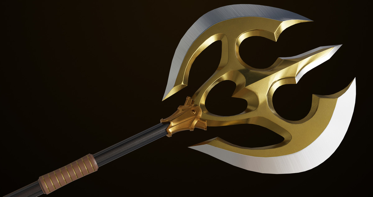 Battle Axe 06 Bronze URP HDRP Textures