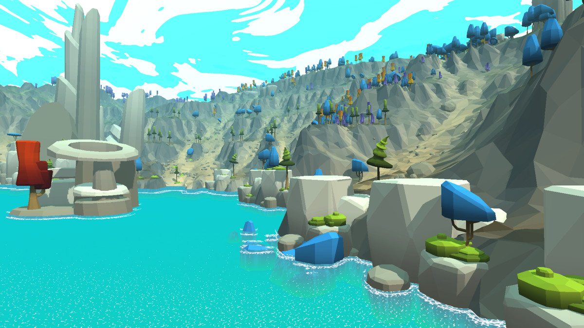 Low Poly Stylized Tiny Forest