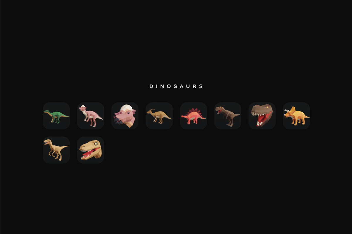 Low Poly Icon Pack