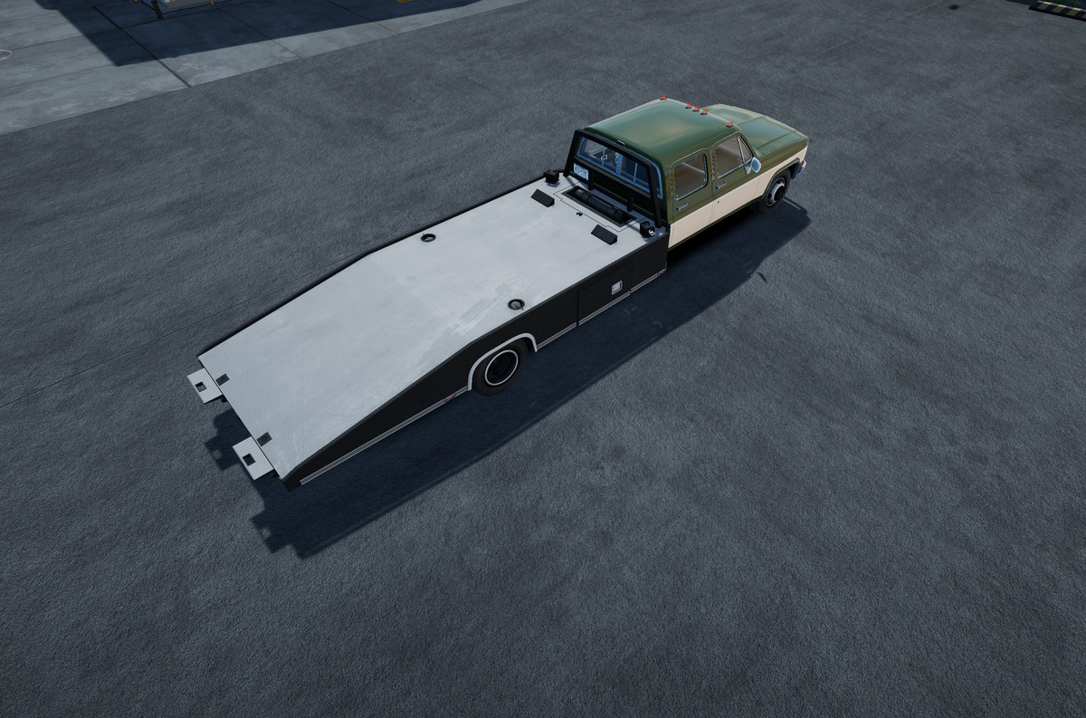 Crewcab ramp truck