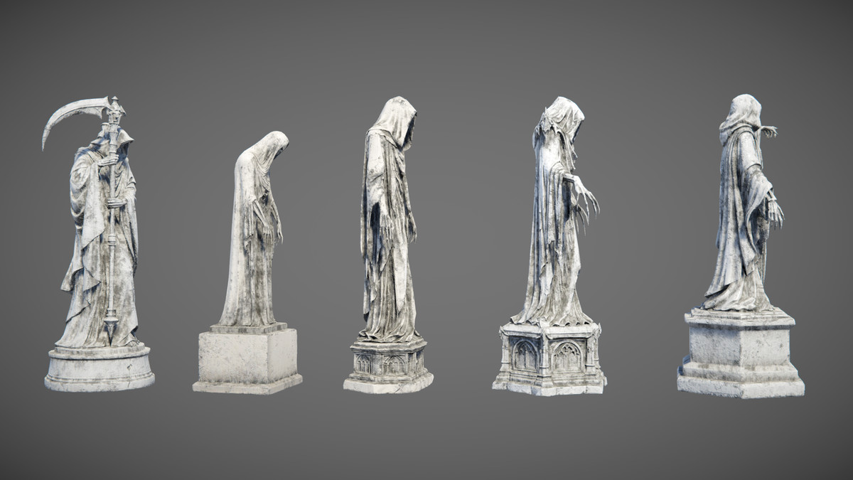 Haunted Statues