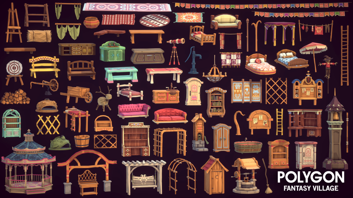 POLYGON - Fantasy Village - Art by Synty, image 33