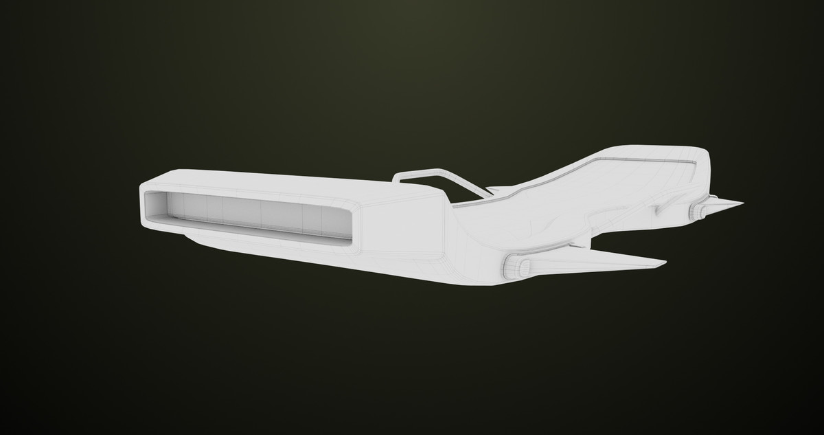 Sci Fi Hoverboard 7 URP HDRP Textures