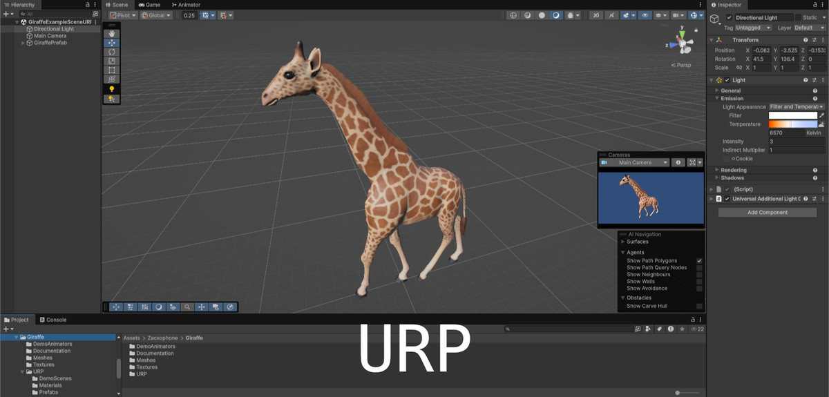 Animated Giraffe