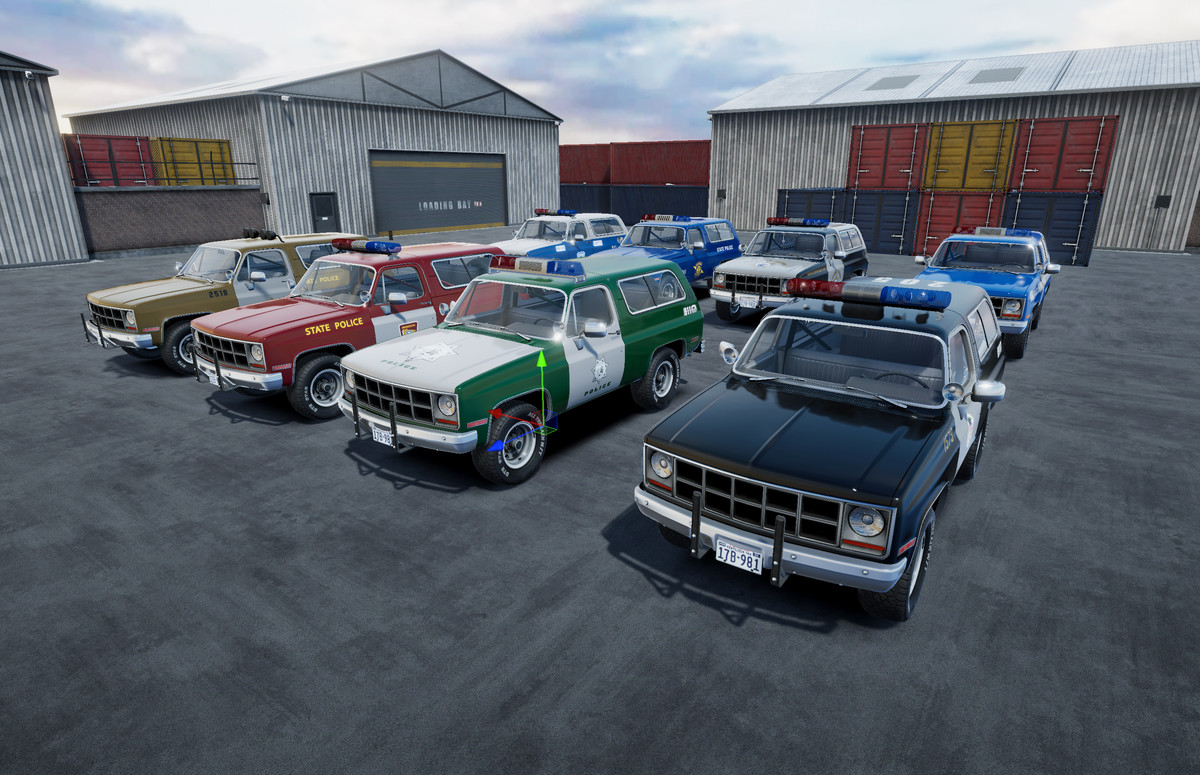 80s Offroad police car