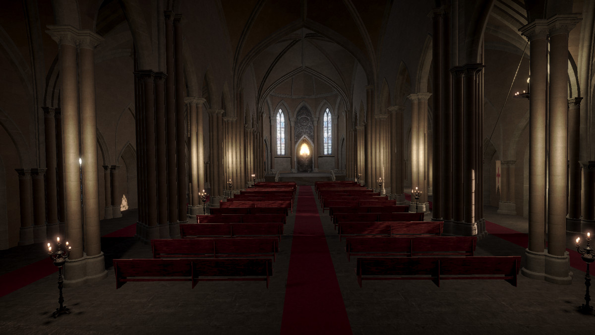 Church modular with interiors