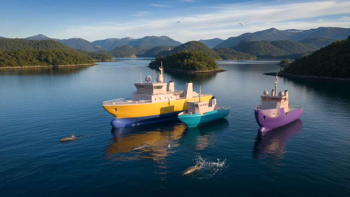 Ships Pack 3 In 1 - Low Poly Marine Supply - Ship Collection