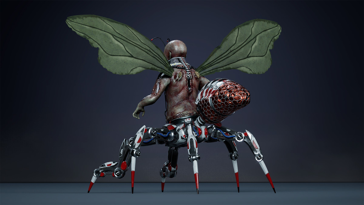 Fantasy Cyborg Mosquito