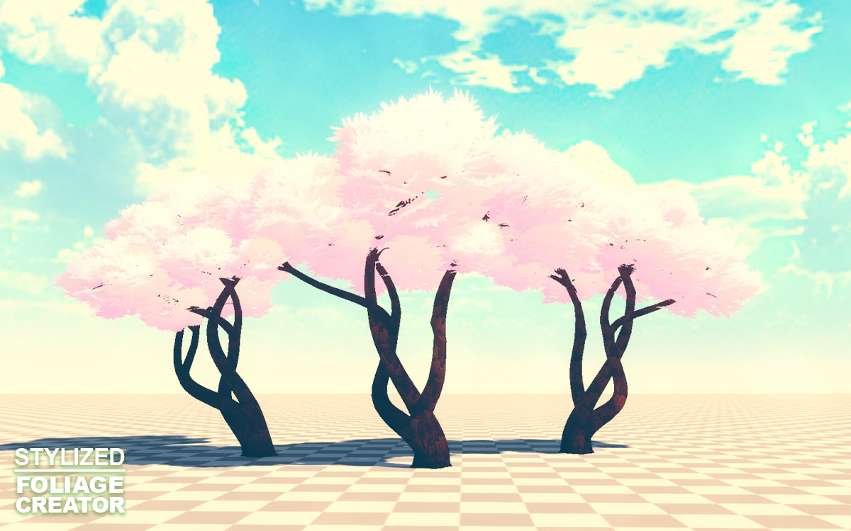 Stylized Foliage Bush & Clouds Creator