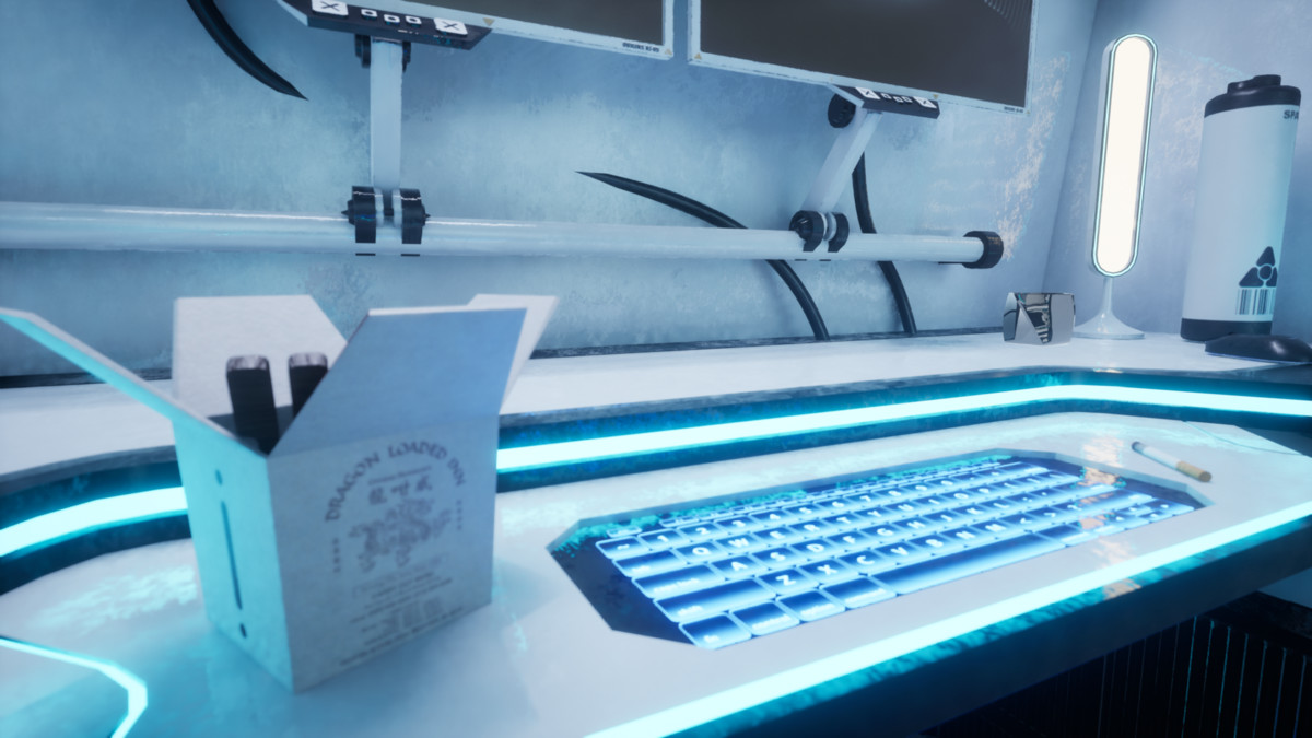 Futuristic Living Quarters – Sci-Fi Interior Habitat