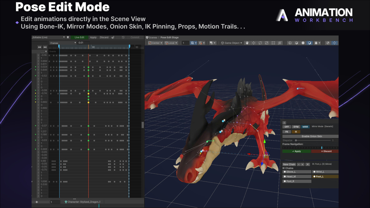 Animation Workbench Pro - Edit, Pose & Preview Animations