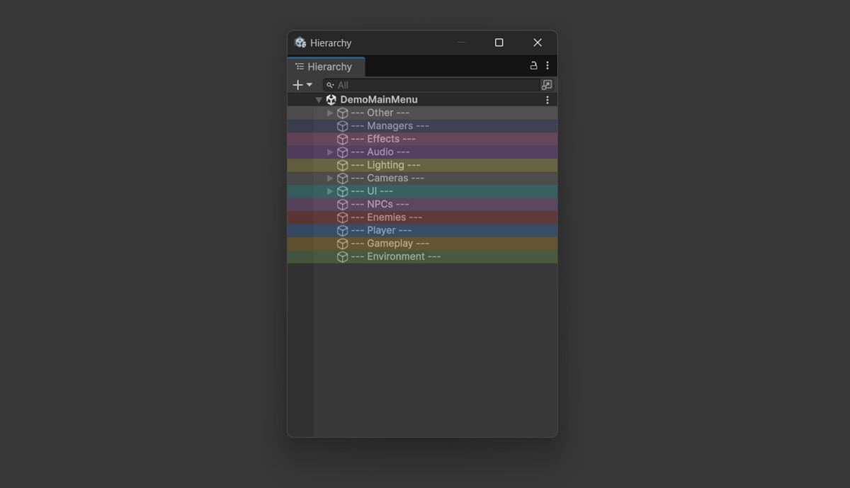 Menu & Scene Toolkit