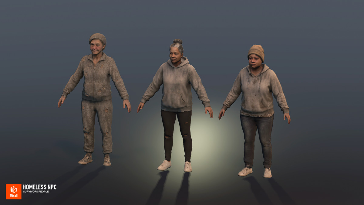 Homeless NPC - survivors people