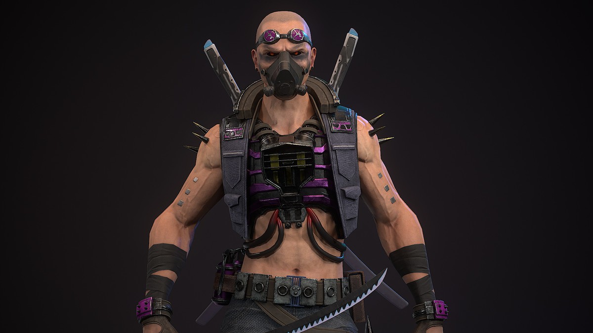 Sci-Fi Punk Warrior