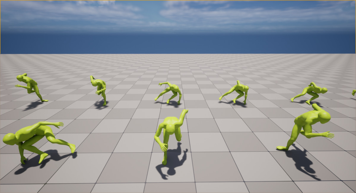 Ice Skie and Skate Animation