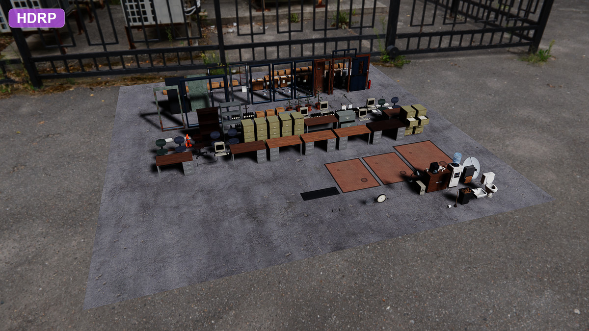 HD Rundown Business Complex (Full Interior + Exterior)