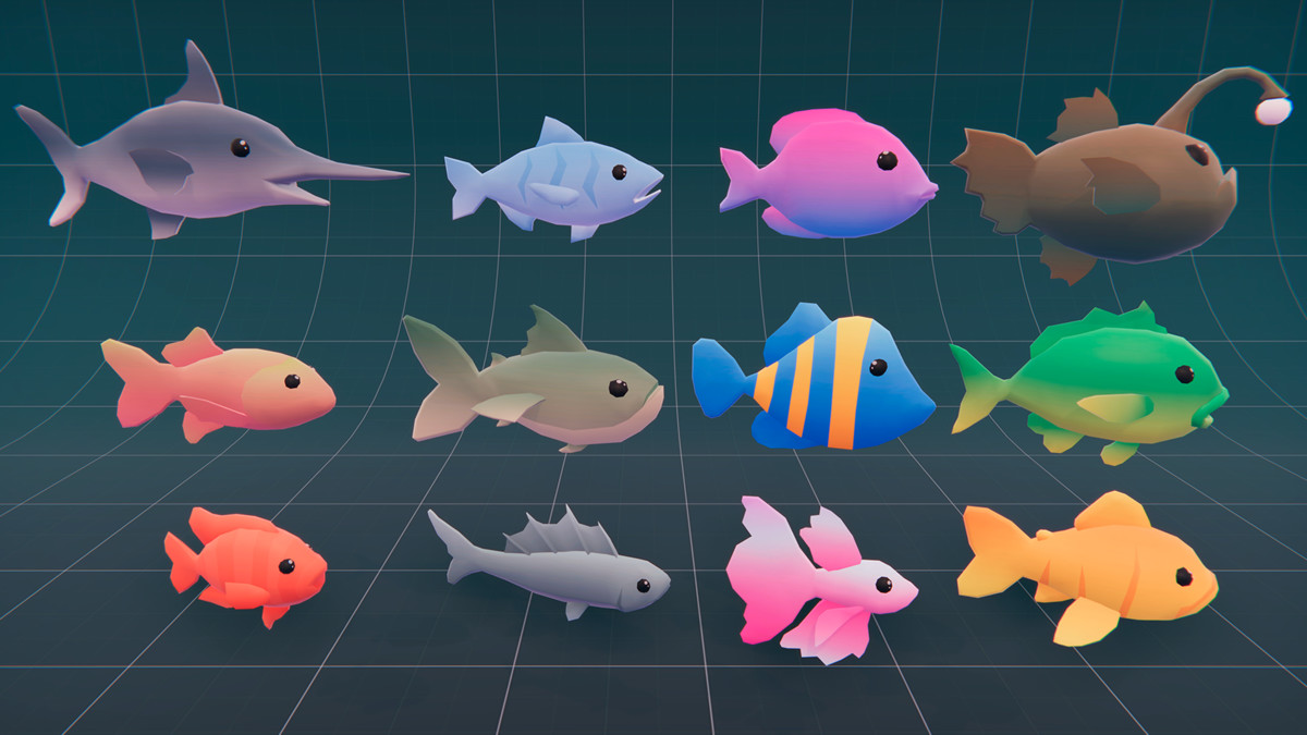 Stylized Fish Pack - LowPoly Aquatic Life