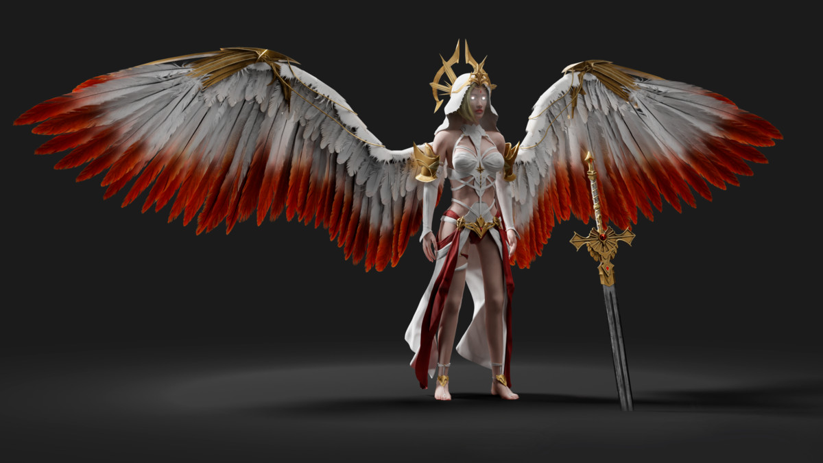 Female Angel Knight