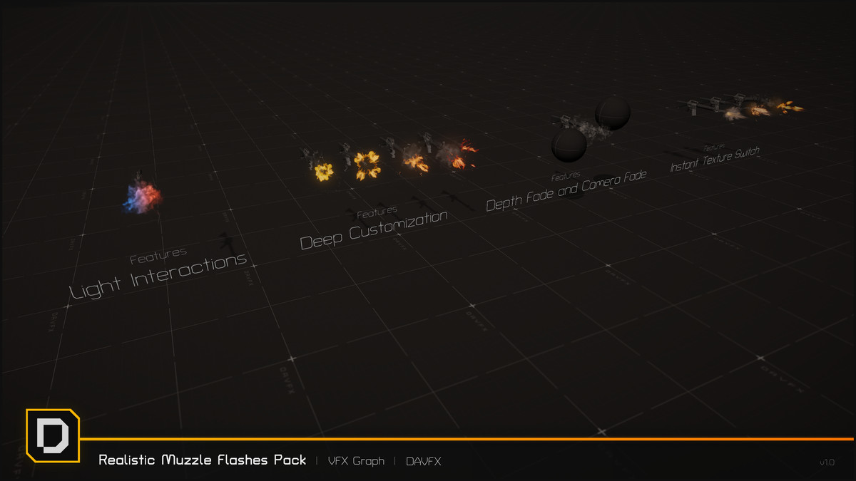 Realistic Muzzle Flashes Pack