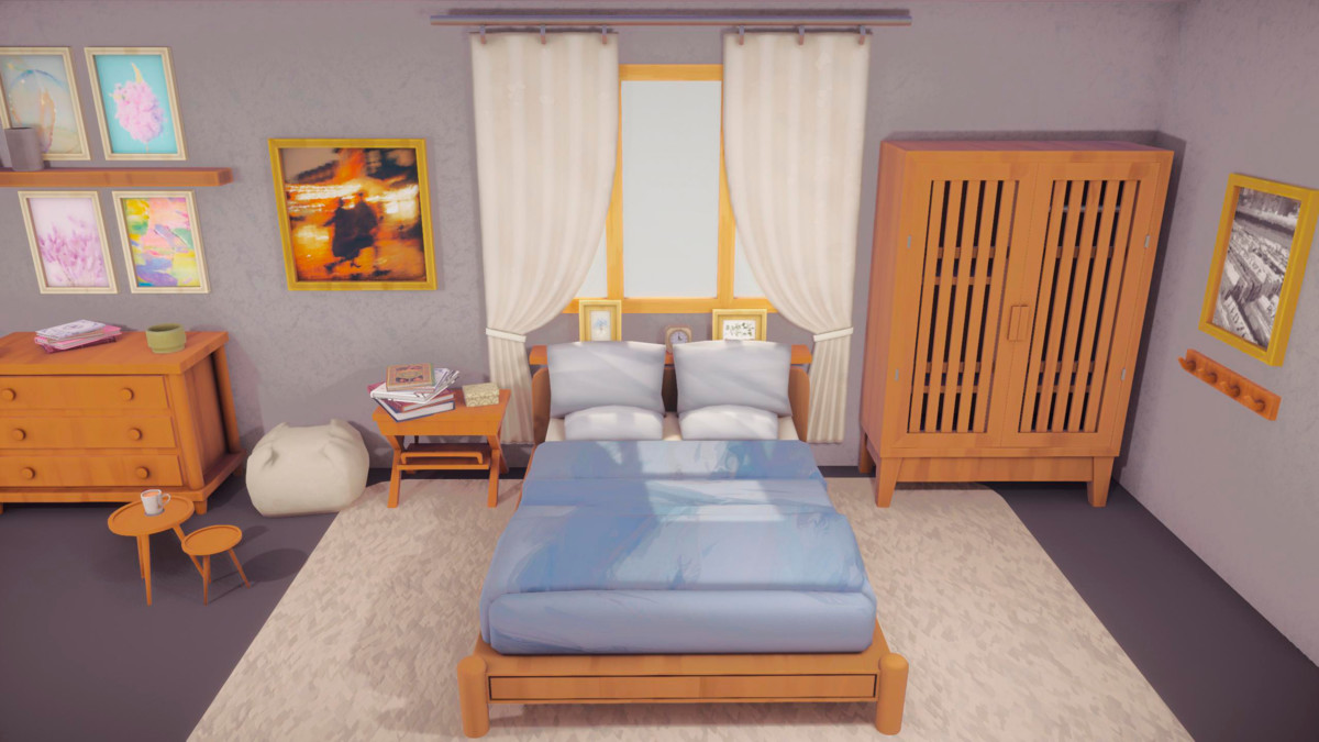 LowPoly Bedroom Stylized - PBR Interior Kit (URP/Built-In/HDRP)