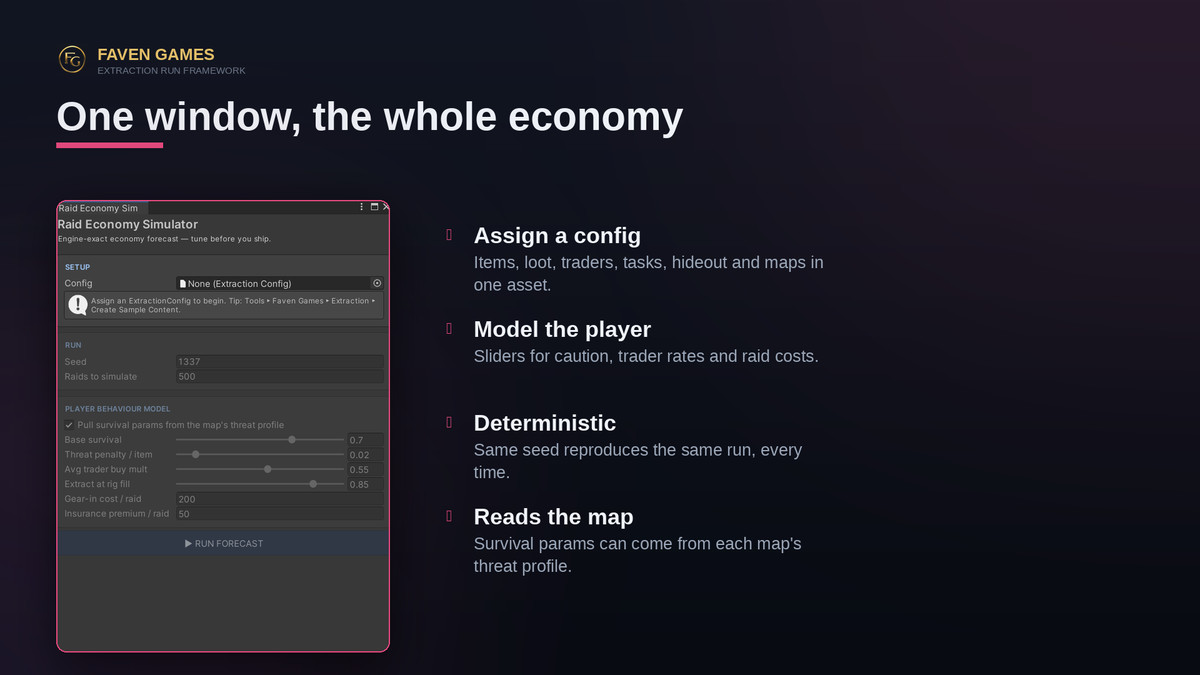 Extraction Run Framework