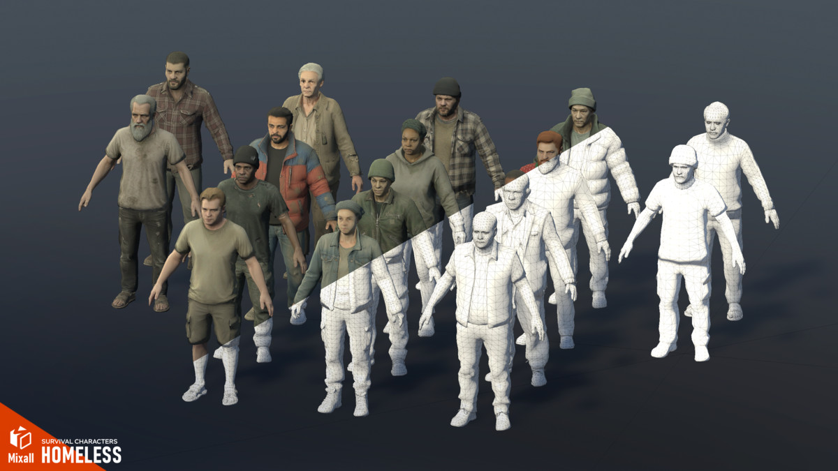 Homeless - survival characters