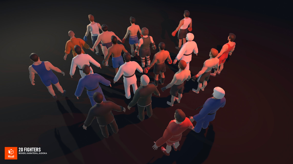 Martial Arts Fighters & Arenas – Full Pack
