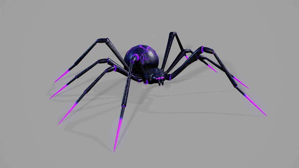 Stylized Spider_2_7 Skin Variants Pack