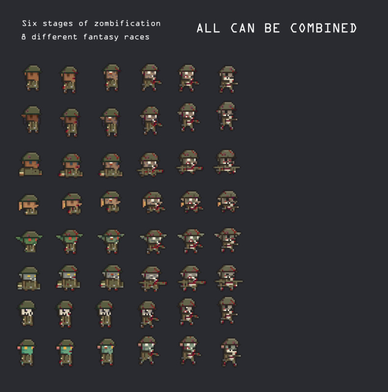 2D Infinite Character Forge - Army Pack U.S