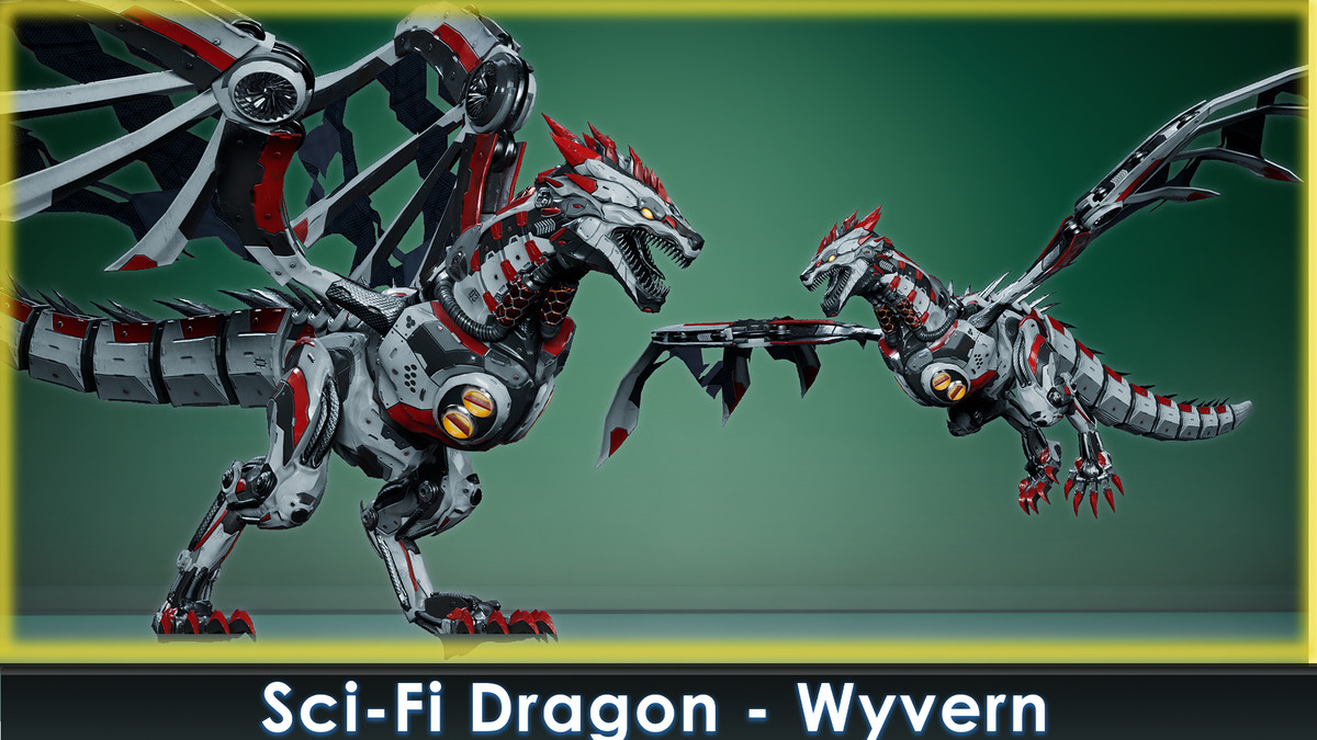 Sci-Fi Dragons Pack
