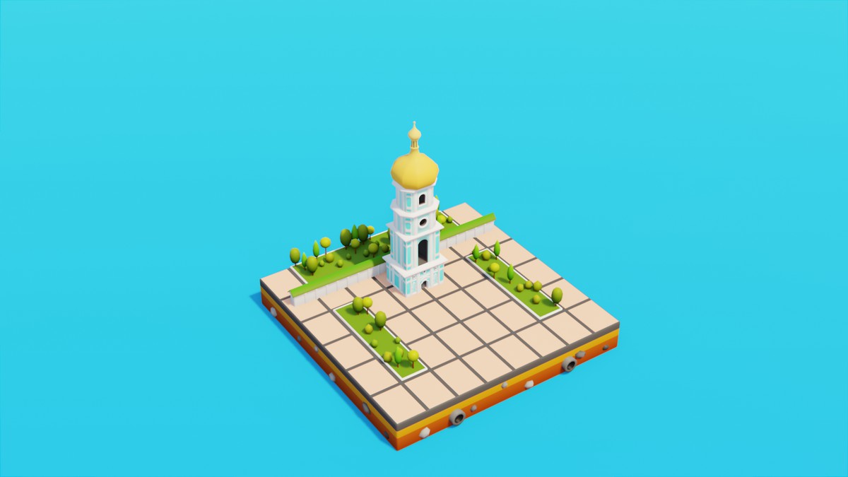 Low Poly LandMarks by IGS