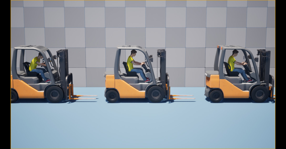 Forklift Operator Animation