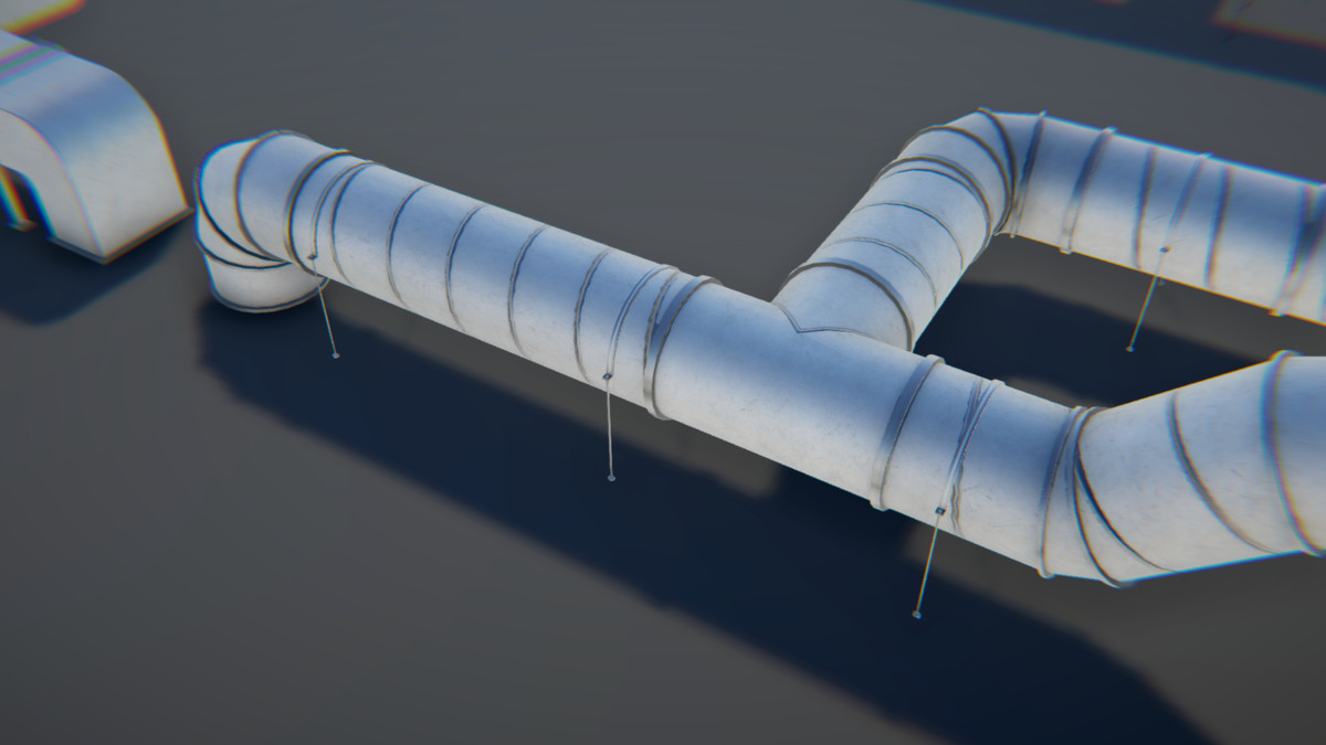 Modular Industrial Air Duct System