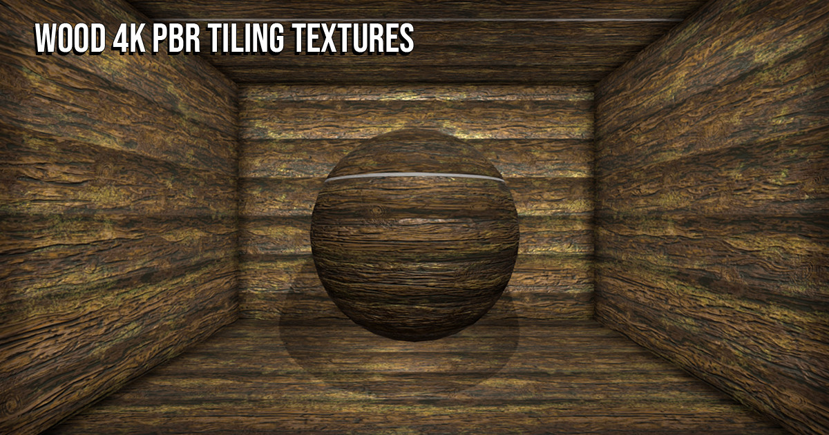 22 Wood 4K PBR Tiling Textures Collection